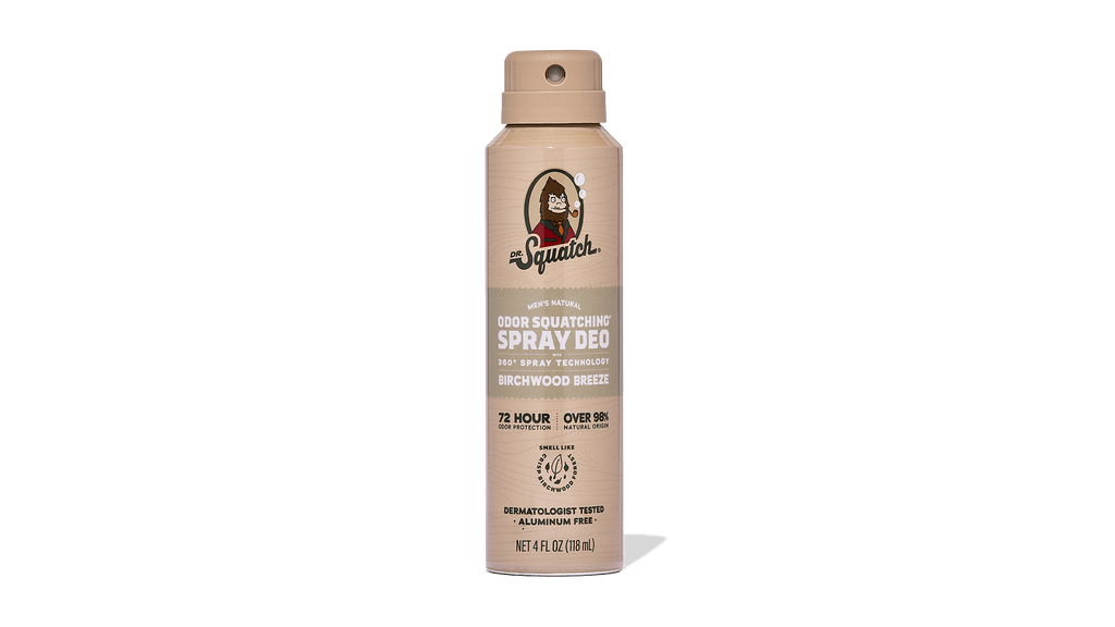 Birchwood Breeze Spray Deodorant - Soap Built for Daily Grind