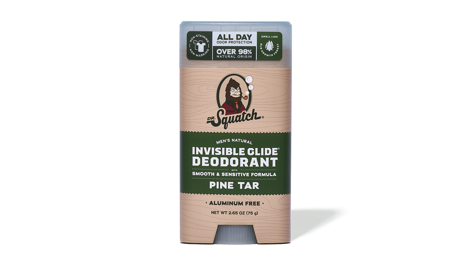 Pine Tar Invisible Glide Deodorant - Clean Feels Better