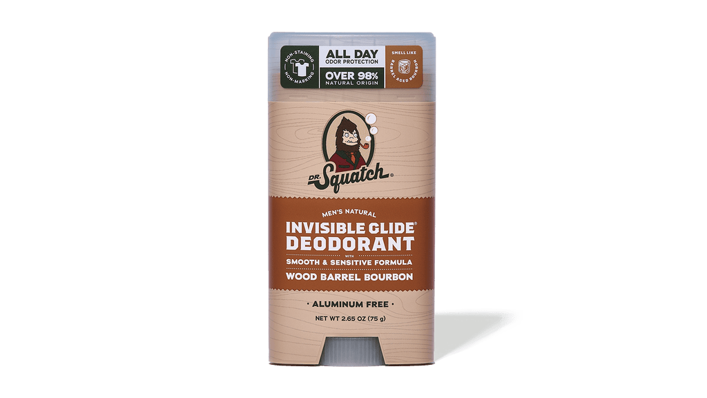 Wood Barrel Bourbon Invisible Glide Deodorant - Bring Clean Energy Back