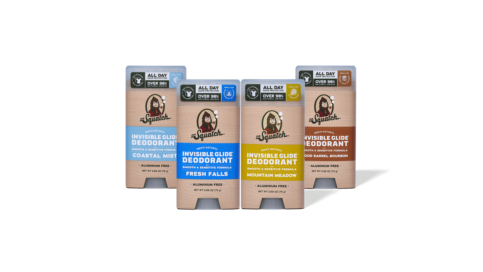 Invisible Glide 4-Pack - Get Rugged Freshness Daily