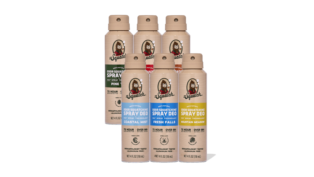 Spray Deodorant 6-Pack - Upgrade Your Soap Game