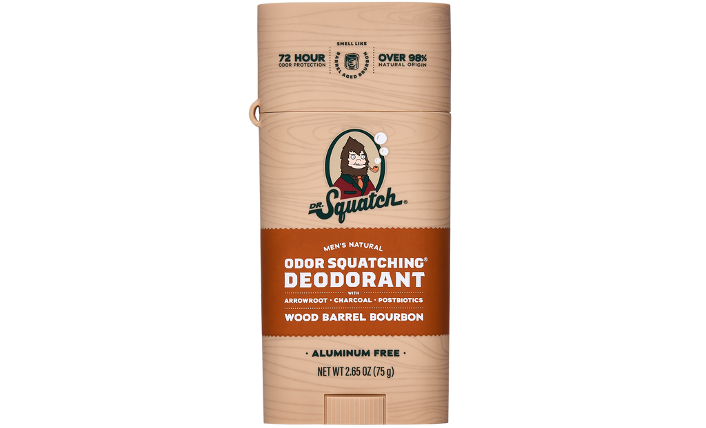 Wood Barrel Bourbon Deo Flask - Get a Better Clean