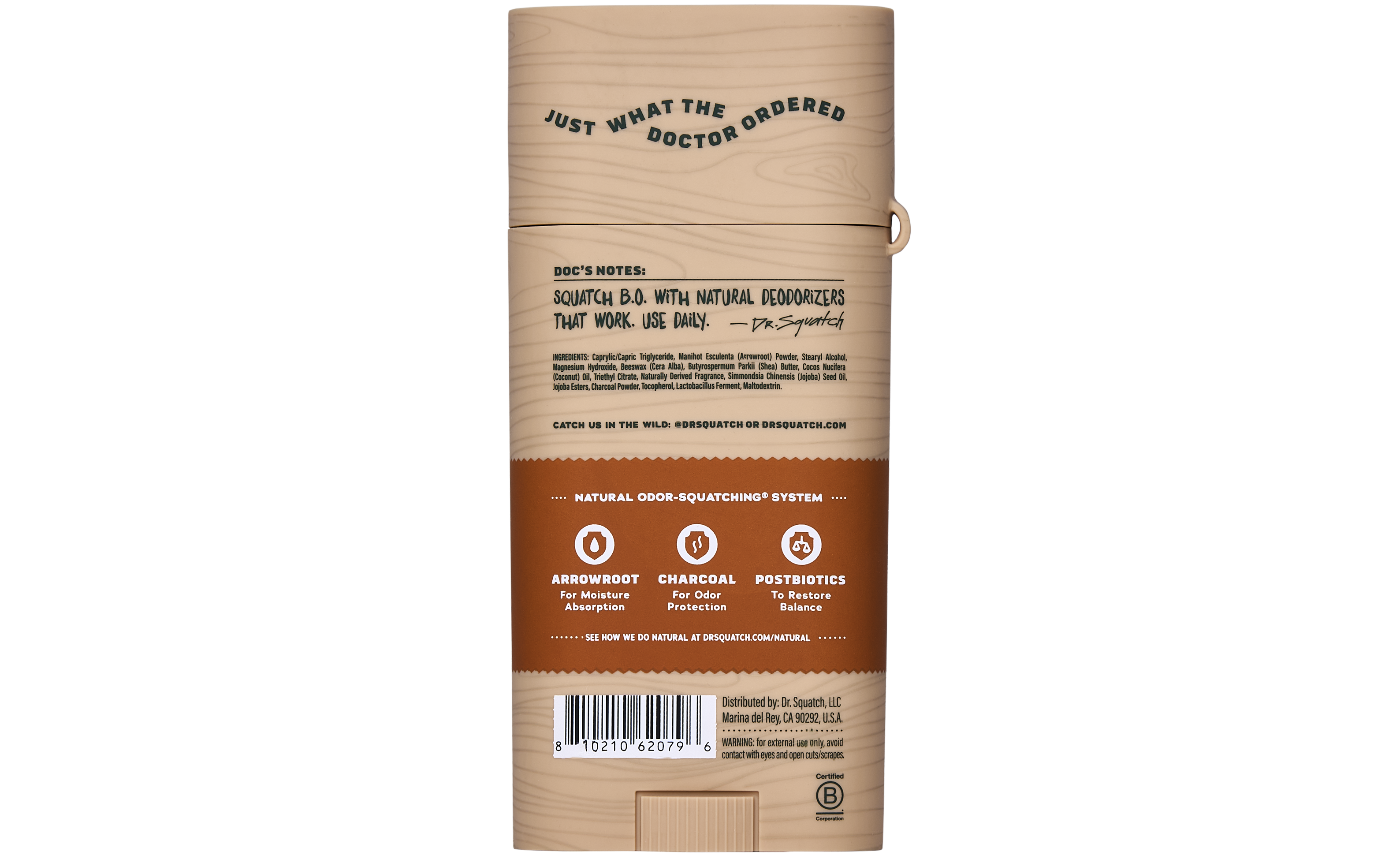 Wood Barrel Bourbon Deo Flask - Get a Better Clean