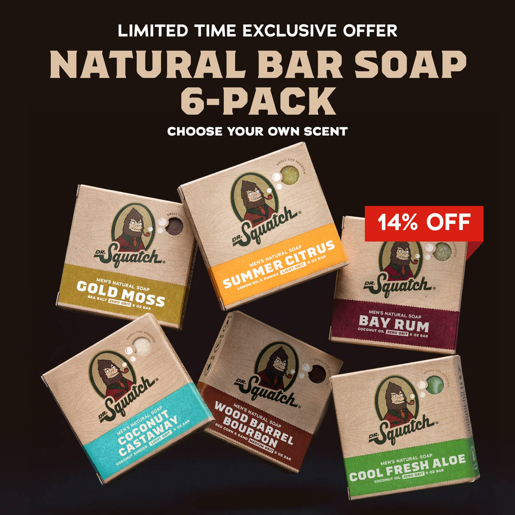 Exclusive: Bar Soap 6-Pack - Clean Enough to Notice