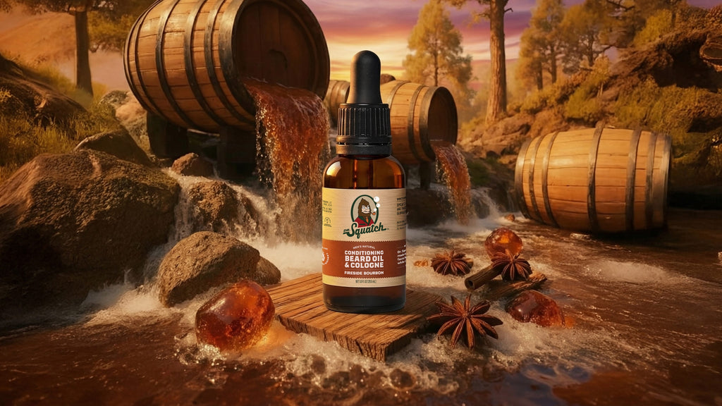 Conditioning Beard Oil & Cologne Fireside Bourbon - Wash Clean and Smell Fresh