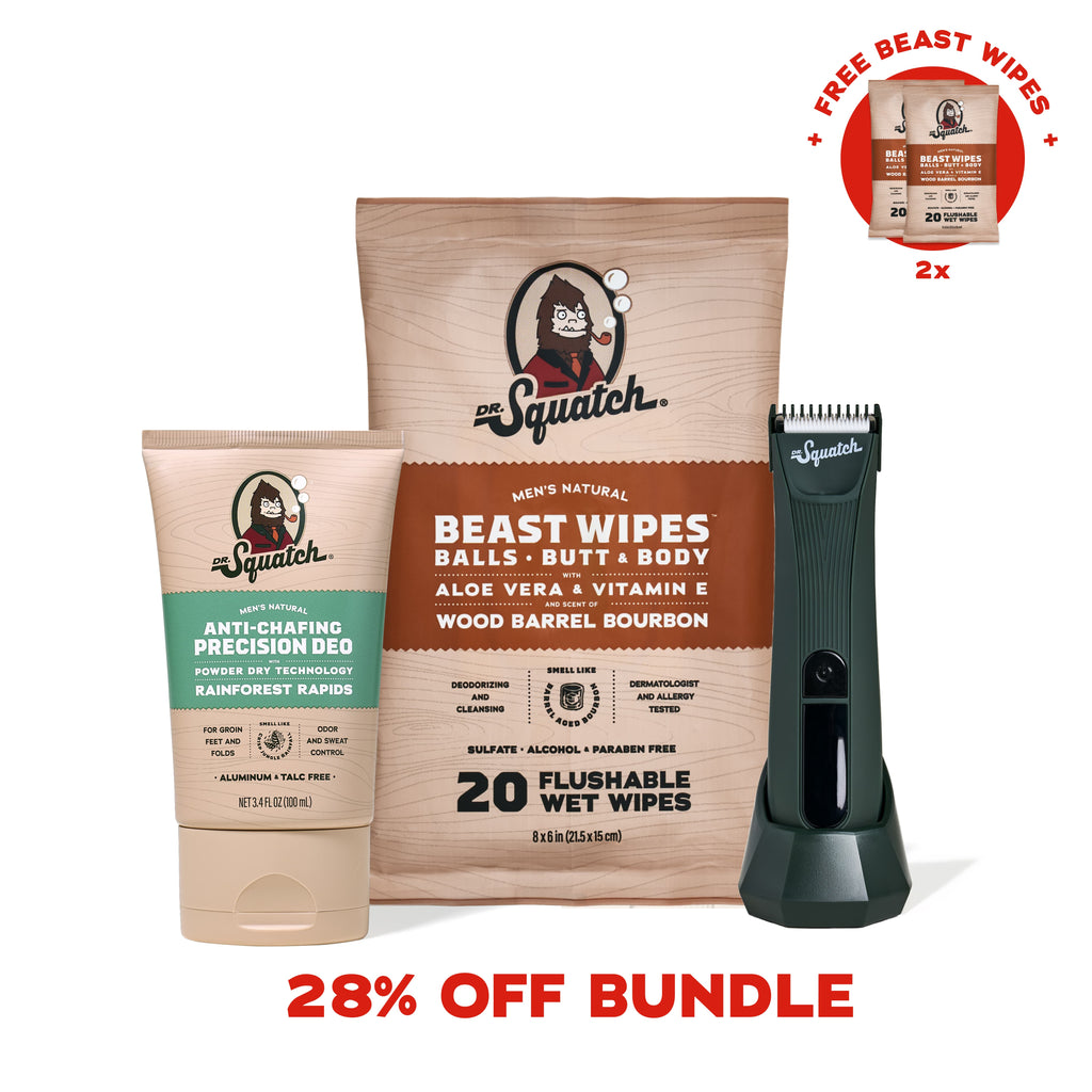 Ultimate Ball Care Bundle & Free Beast Wipes - Wash Better Every Morning