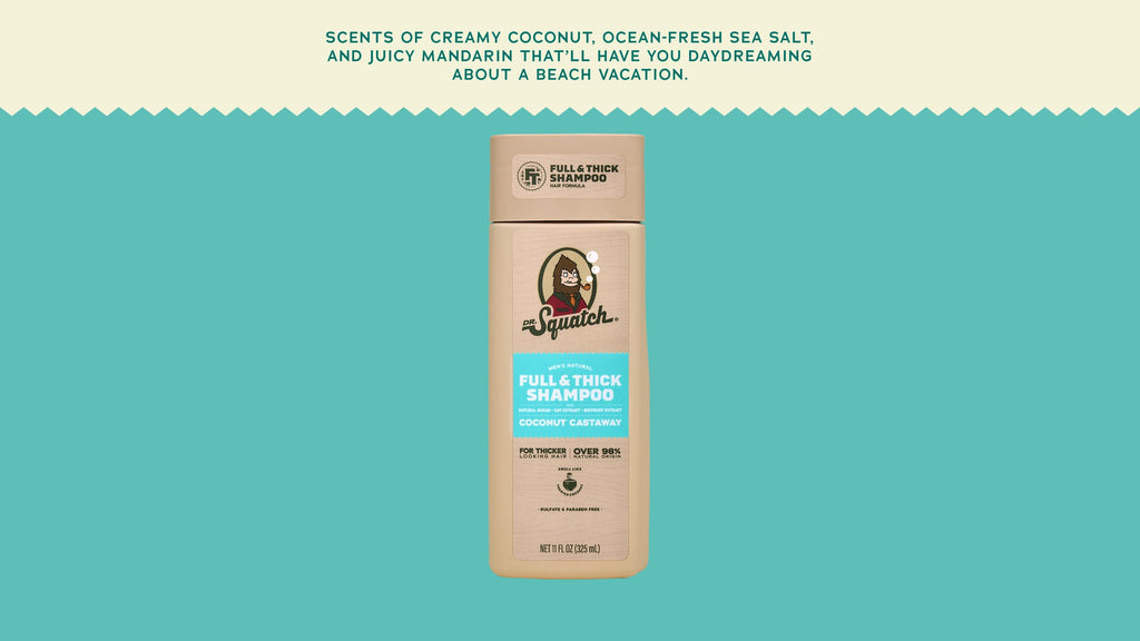 Coconut Castaway Full & Thick Shampoo - Clean Gear for Men