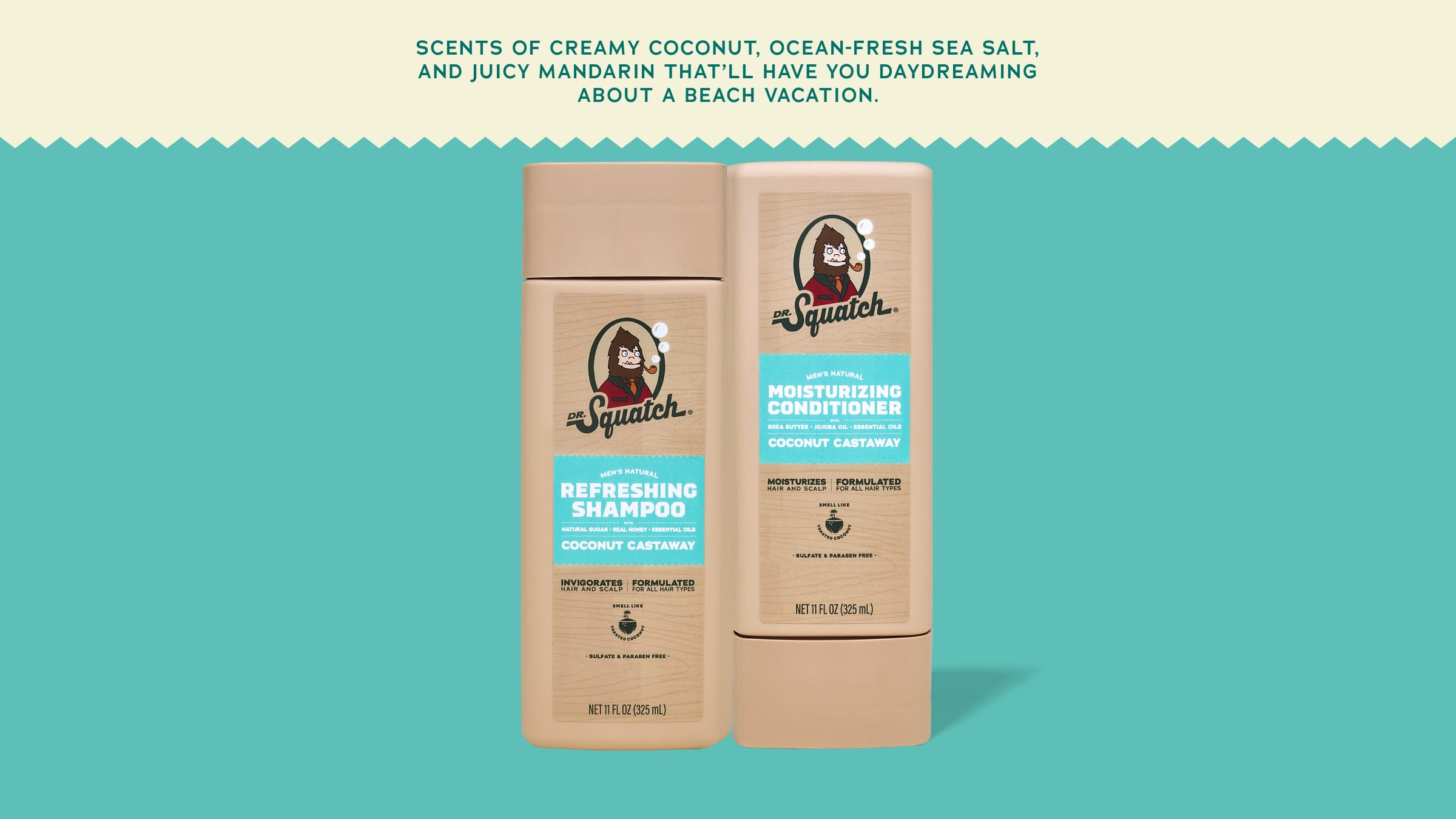 Coconut Castaway Hair Care Kit - Upgrade Your Daily Clean