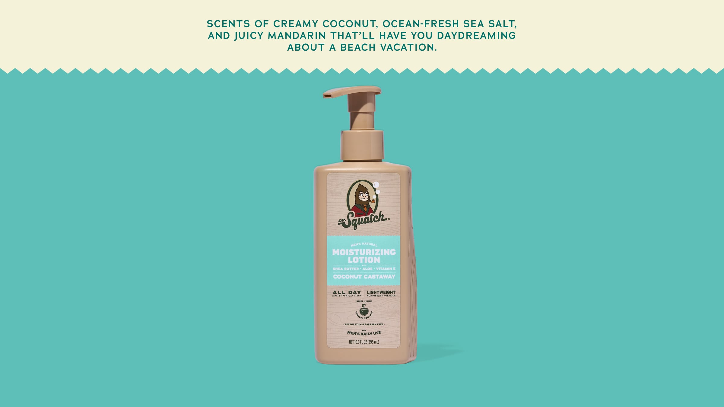 Coconut Castaway Lotion - Freshness Without the Frills