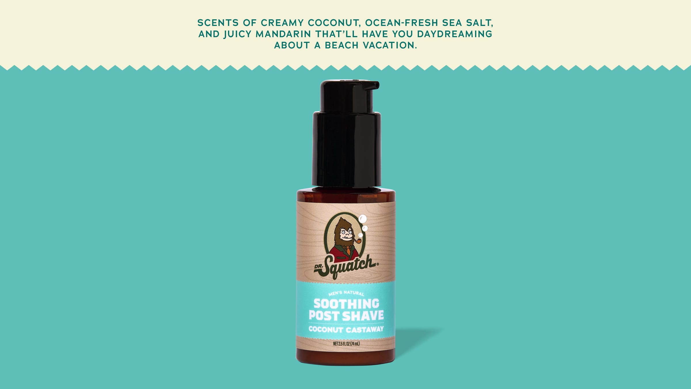 Soothing Post Shave Coconut Castaway - Step Out Feeling New