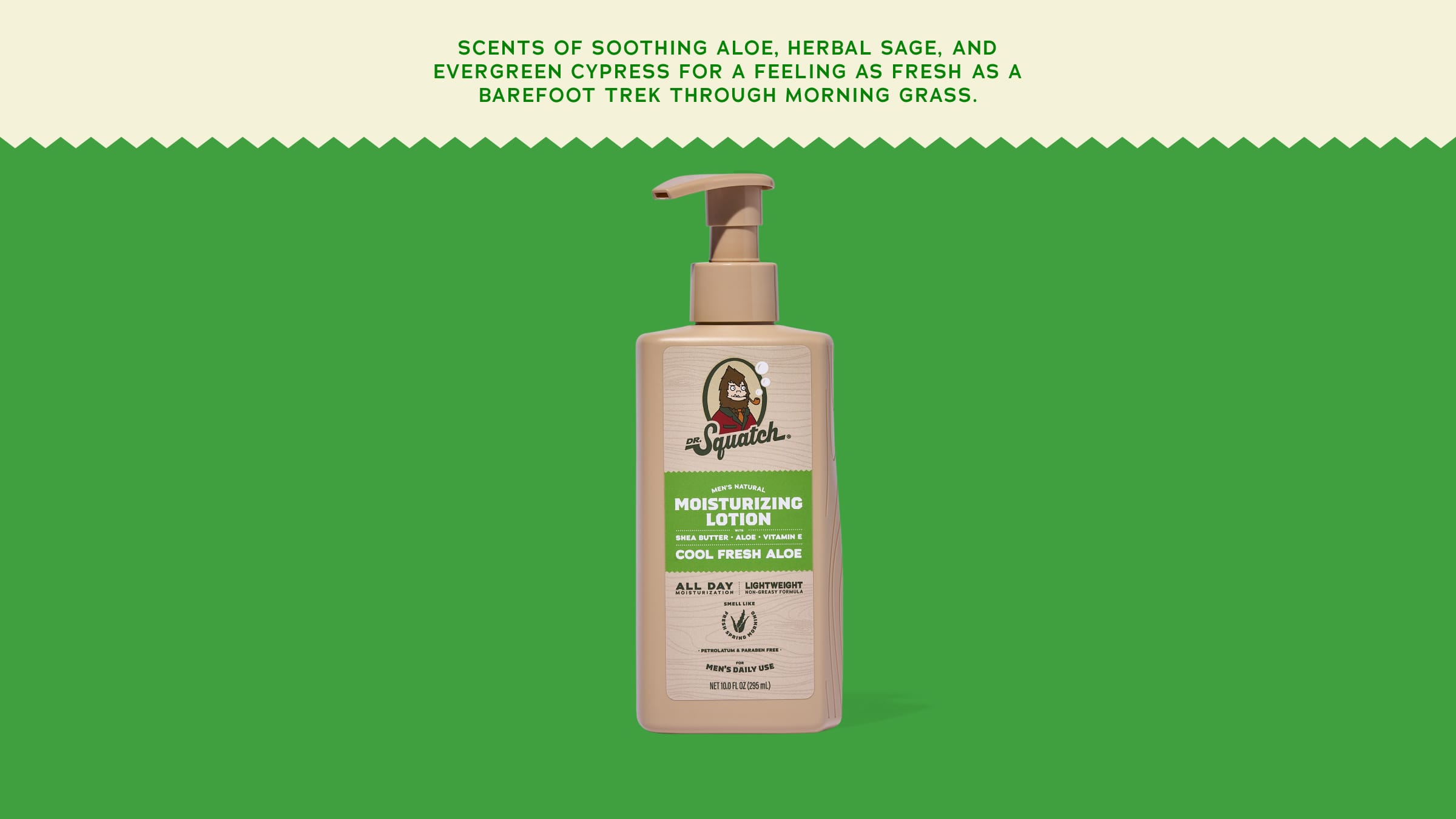Cool Fresh Aloe Lotion - Make Clean Feel Rugged
