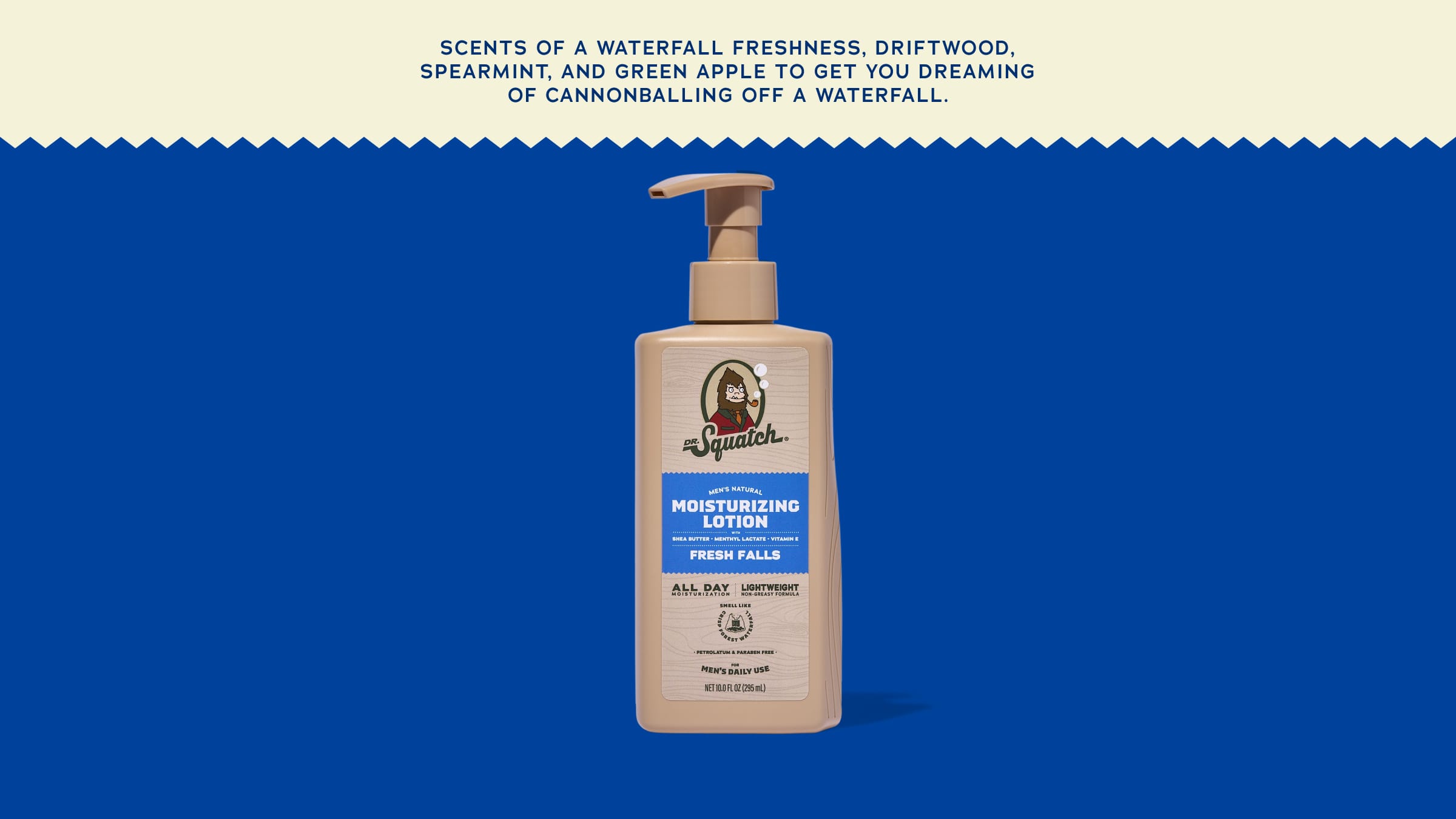 Fresh Falls Lotion - Soap Built for Daily Grind