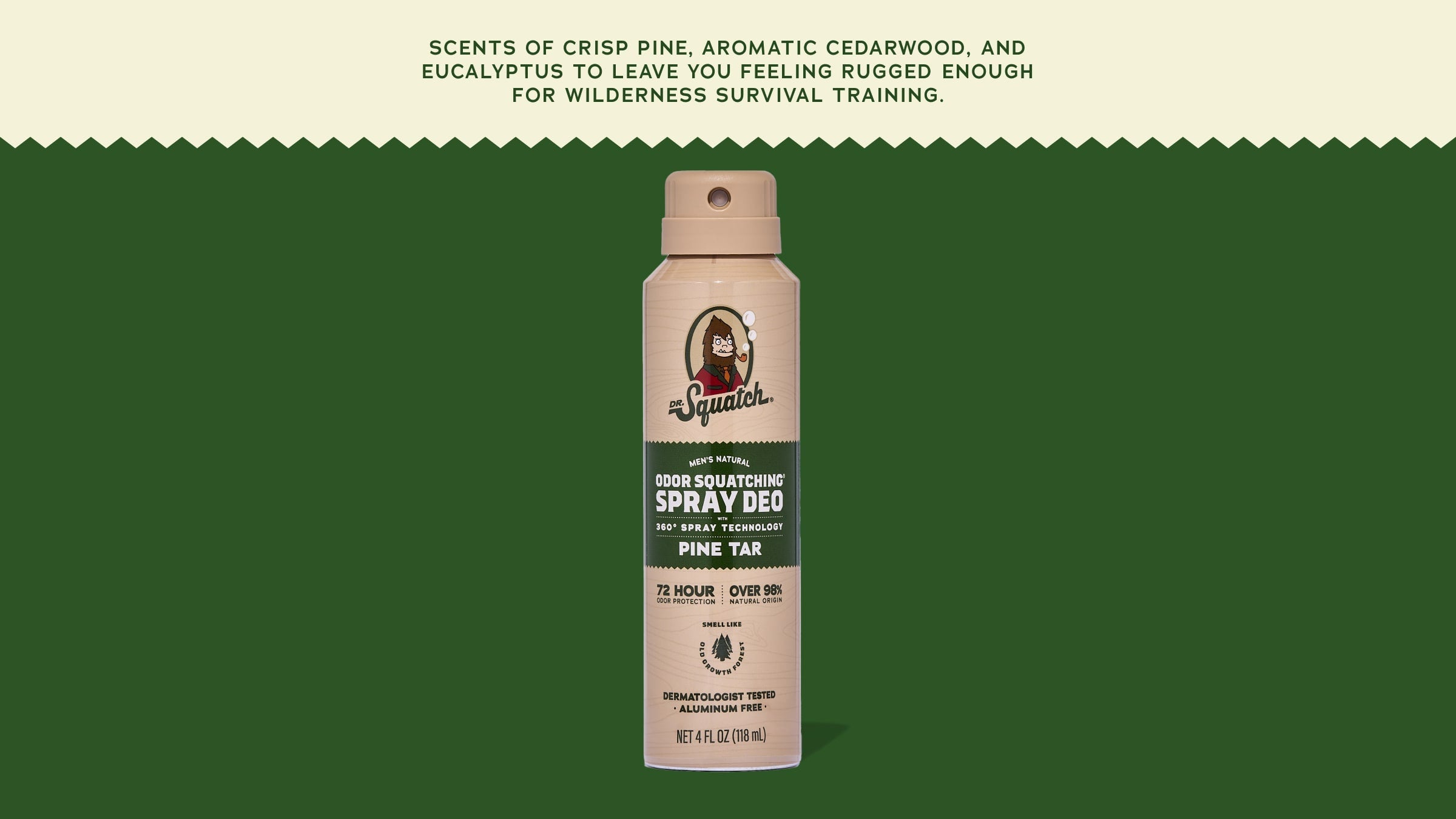 Pine Tar Spray Deodorant - Shower Smarter Today