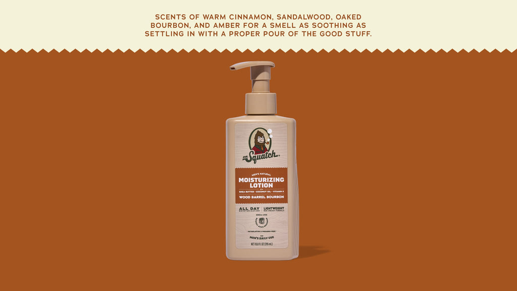 Wood Barrel Bourbon Lotion - Clean Up With Style
