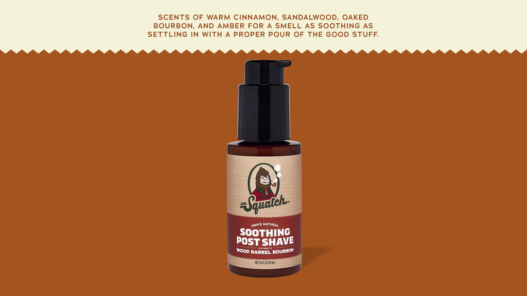 Soothing Post Shave Wood Barrel Bourbon - Bring on the Fresh