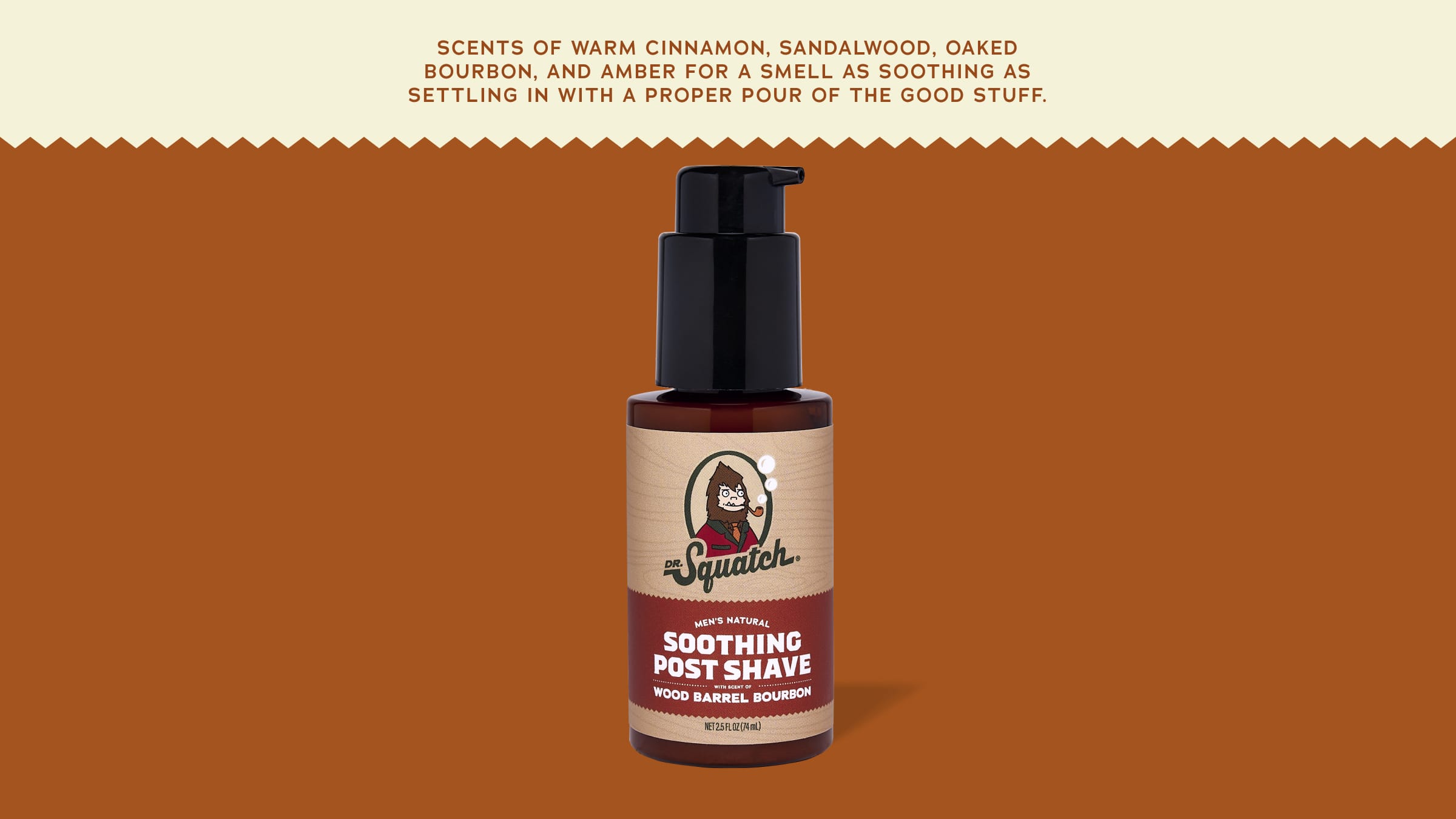 Soothing Post Shave Wood Barrel Bourbon - Bring on the Fresh