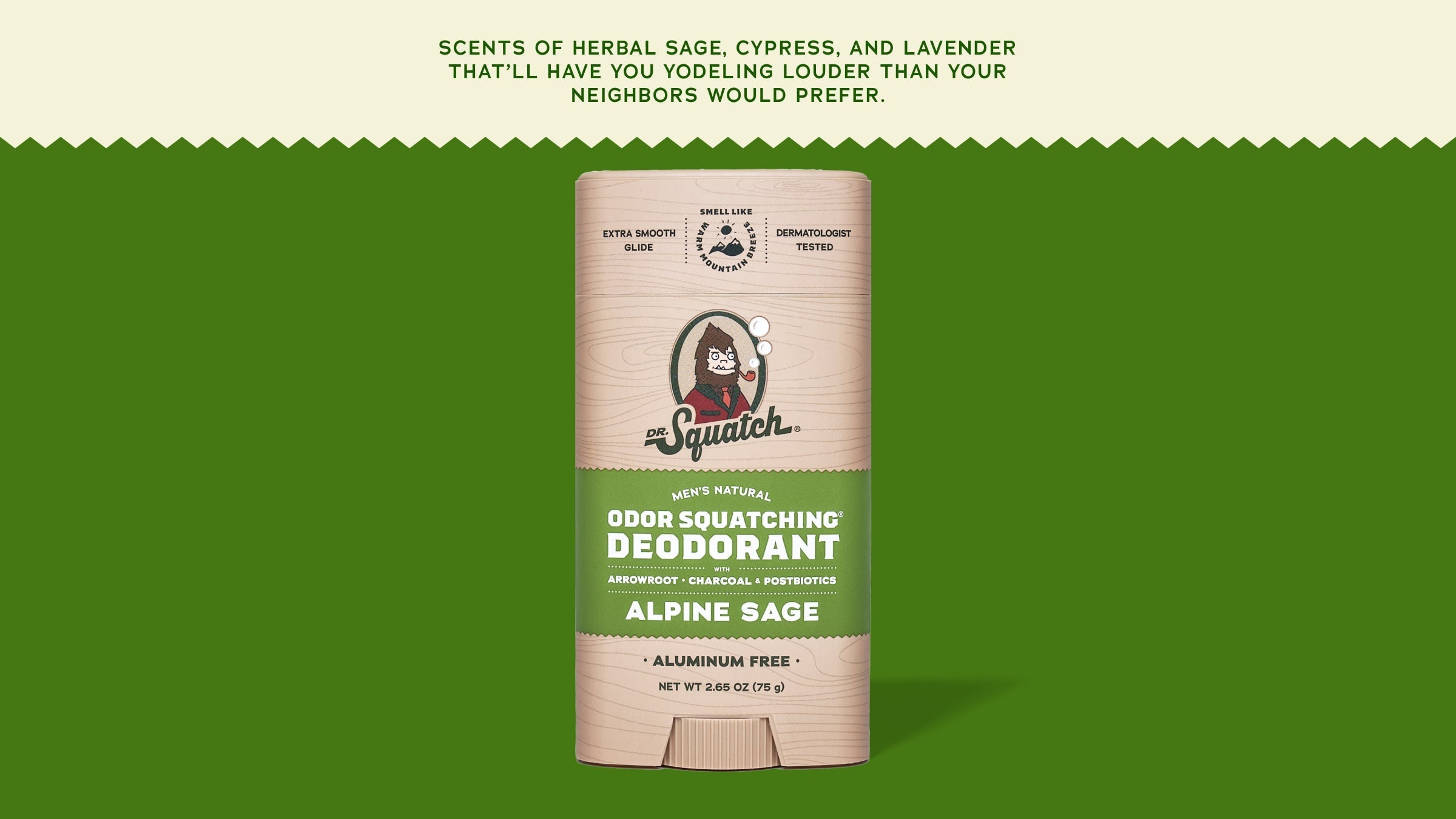 Alpine Sage Deodorant - Stay Fresh After the Shower