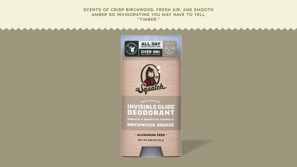 Birchwood Breeze Invisible Glide Deodorant - Find a Better Way to Lather