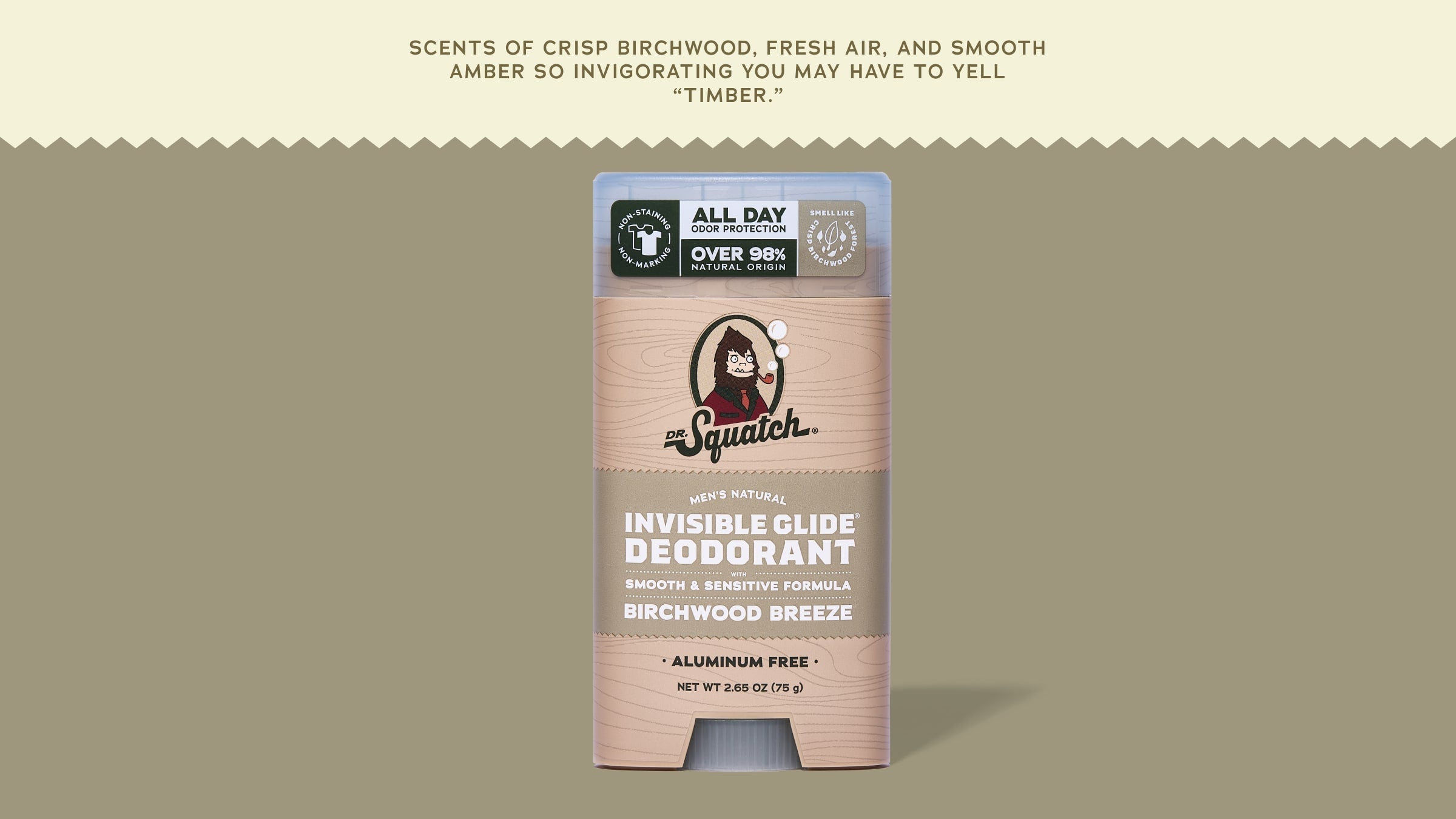 Birchwood Breeze Invisible Glide Deodorant - Find a Better Way to Lather