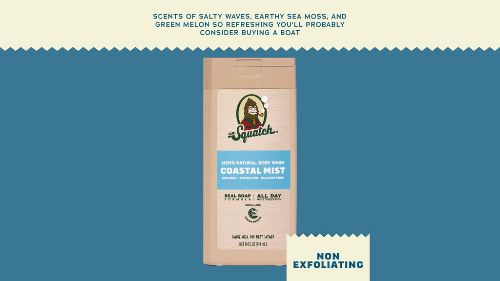 14 oz Coastal Mist Body Wash - Feel Good After Every Rinse