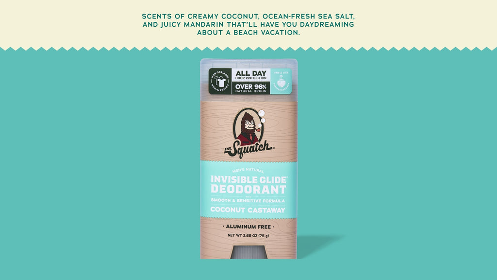 Coconut Castaway Invisible Glide Deodorant - Upgrade Your Daily Clean