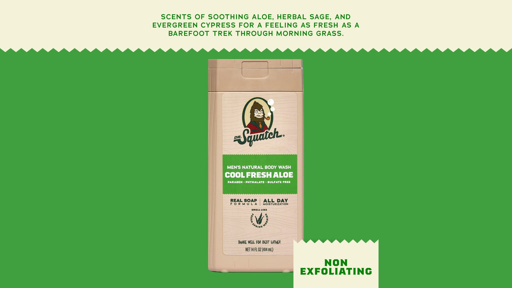 14 oz Cool Fresh Aloe Body Wash - Smell Like a Clean Win