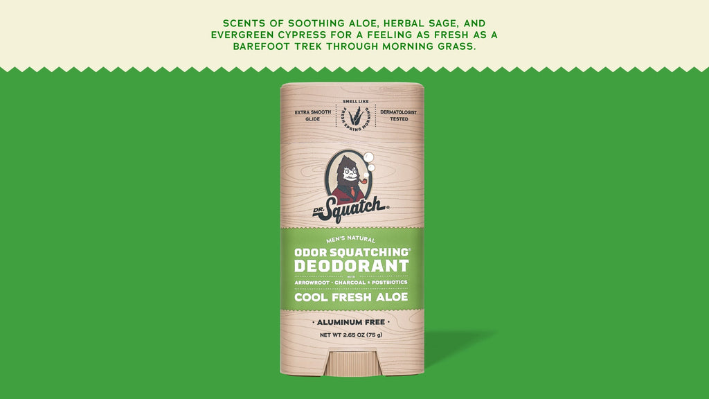 Cool Fresh Aloe Deodorant - Feel Fresh After the Gym