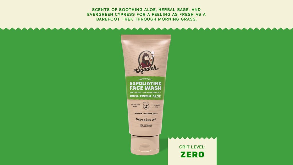 Cool Fresh Aloe Exfoliating Face Wash - Fresh Skin Strong Start