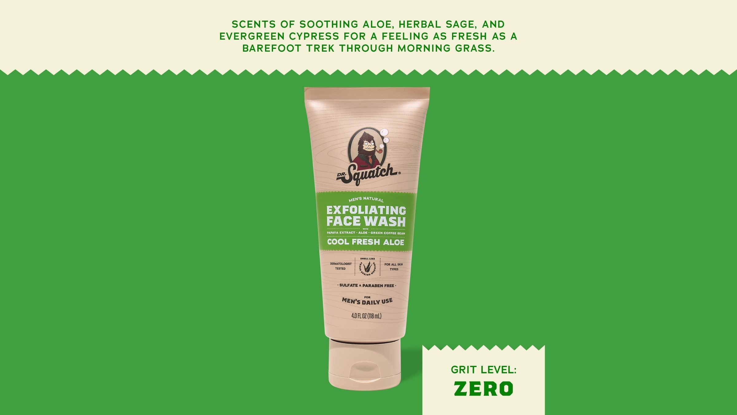 Cool Fresh Aloe Exfoliating Face Wash - Fresh Skin Strong Start