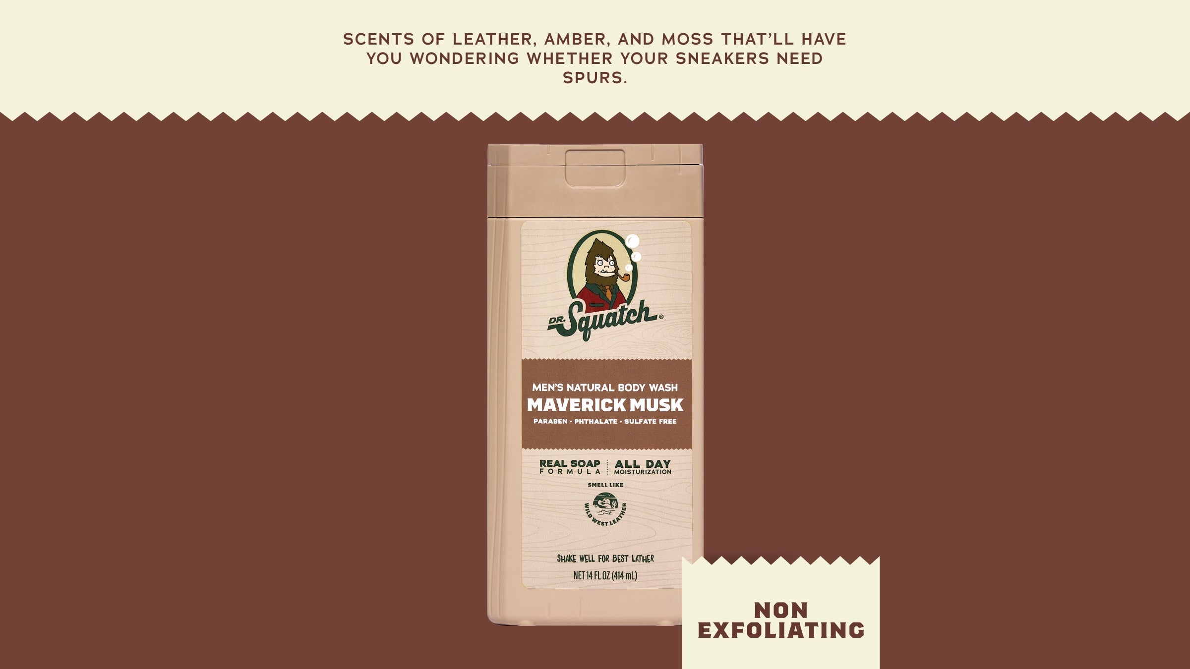 14 oz Maverick Musk Body Wash - Clean Scent With Strong Vibes