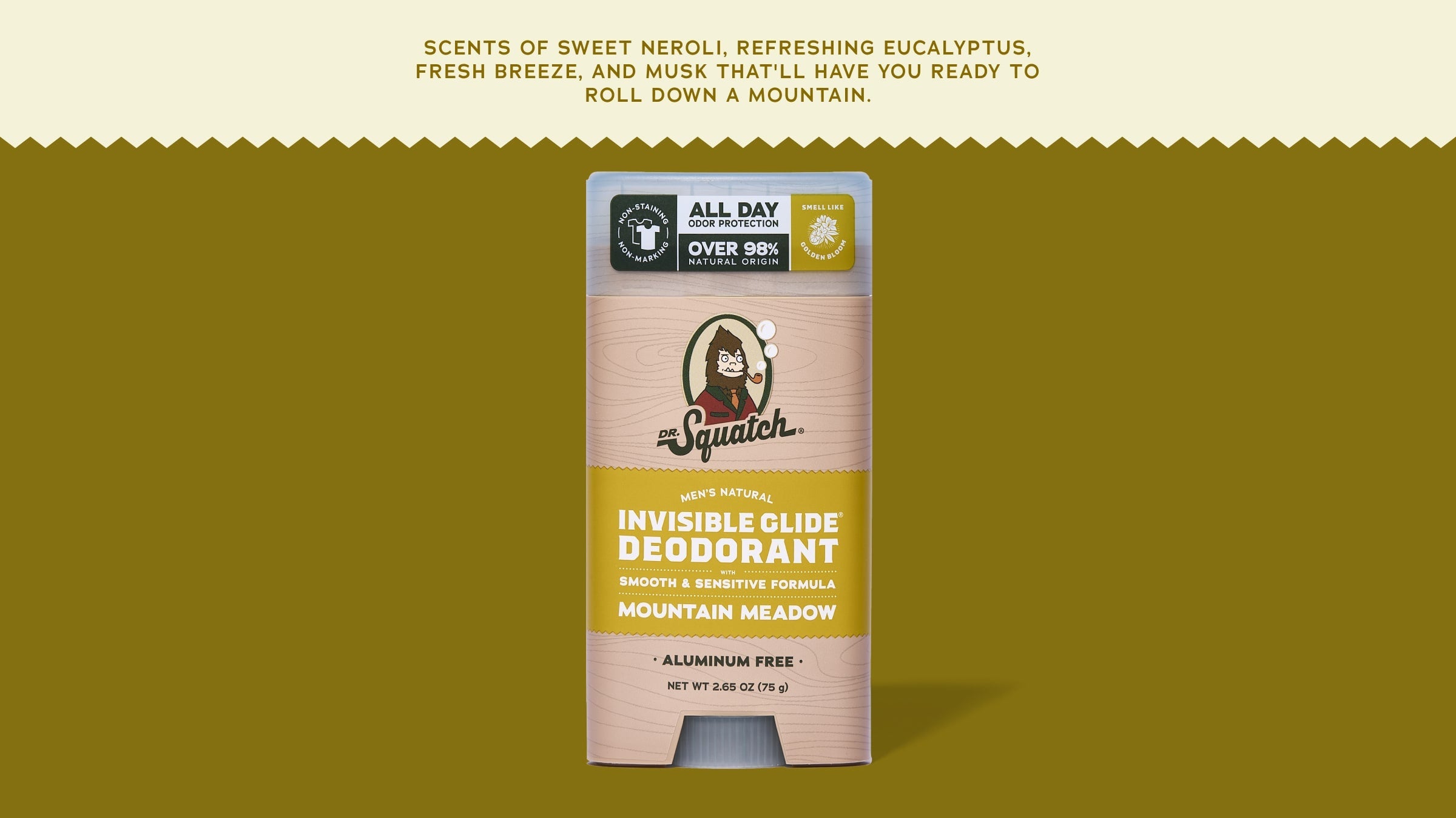 Mountain Meadow Invisible Glide Deodorant - Your Clean Routine Upgrade