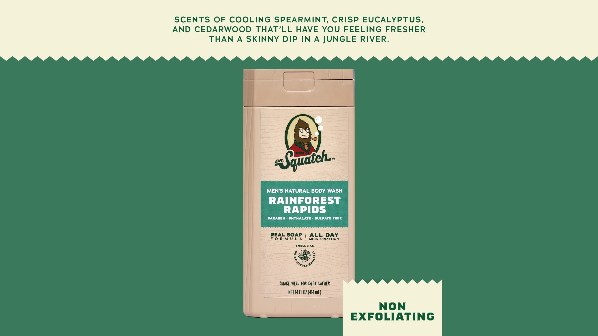 14 oz Rainforest Rapids Body Wash - Set the Fresh Bar Standard
