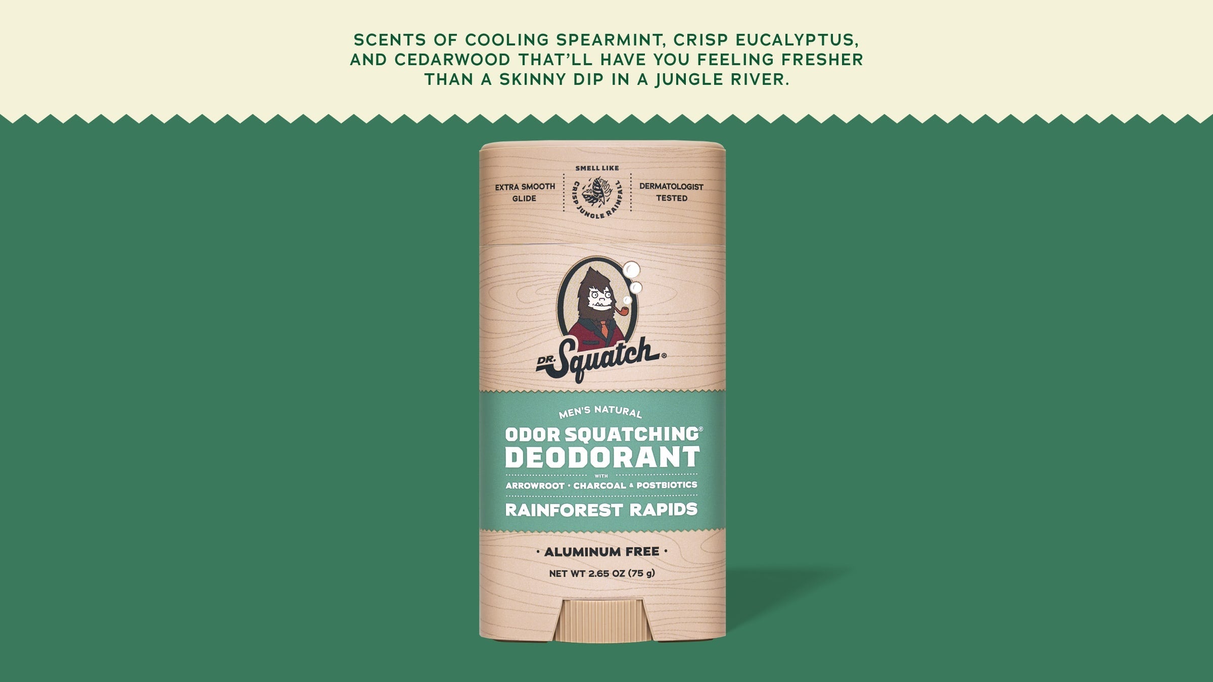 Rainforest Rapids Deodorant - Hardworking Soap for Men