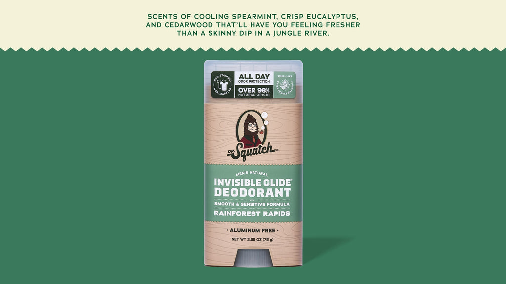 Rainforest Rapids Invisible Glide Deodorant - Your New Shower Staple