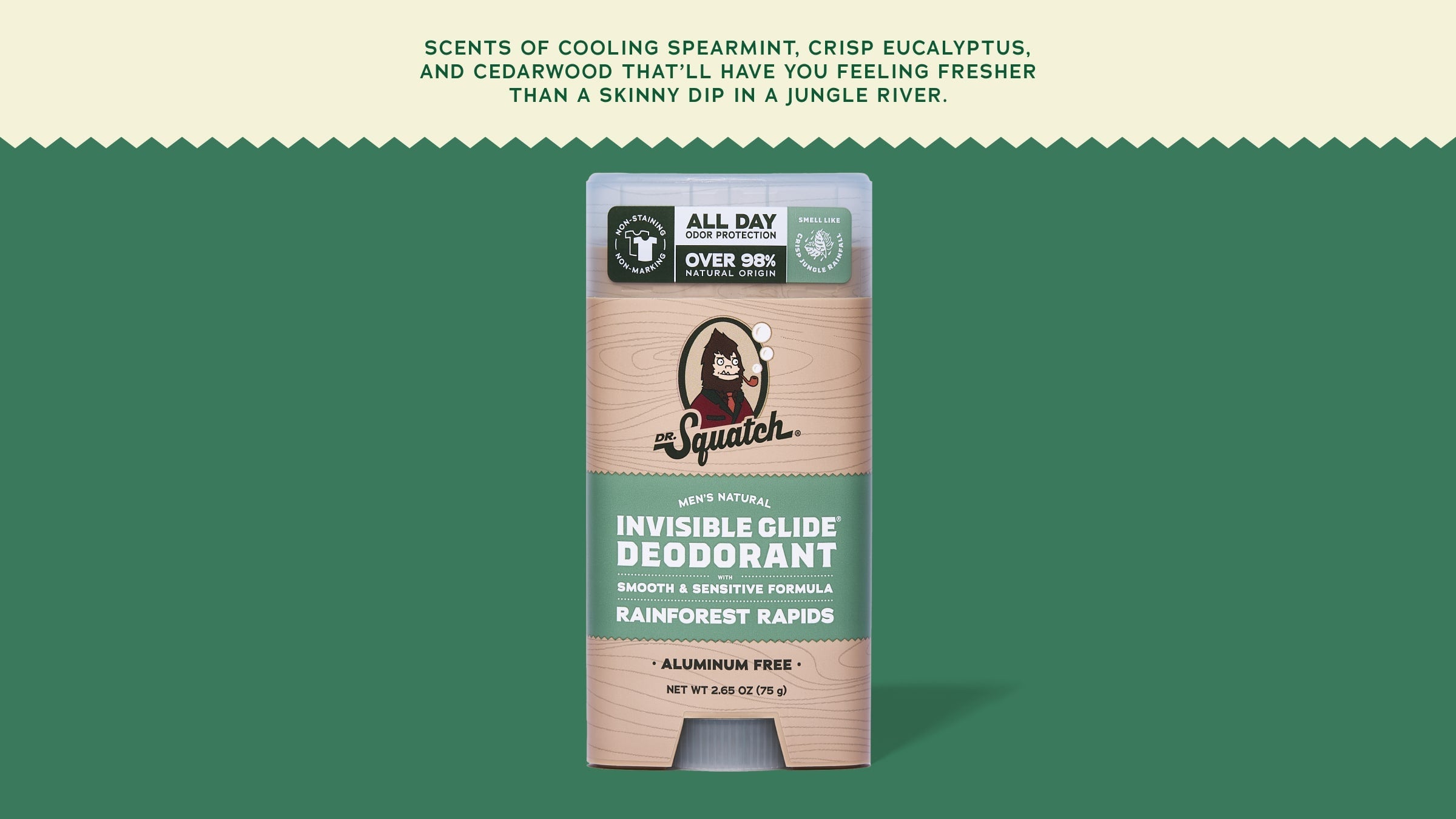 Rainforest Rapids Invisible Glide Deodorant - Your New Shower Staple