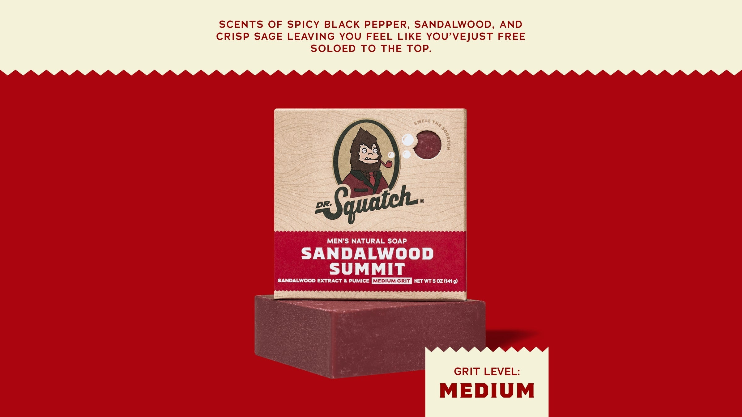 Sandalwood Summit - Soap Built for Daily Grind
