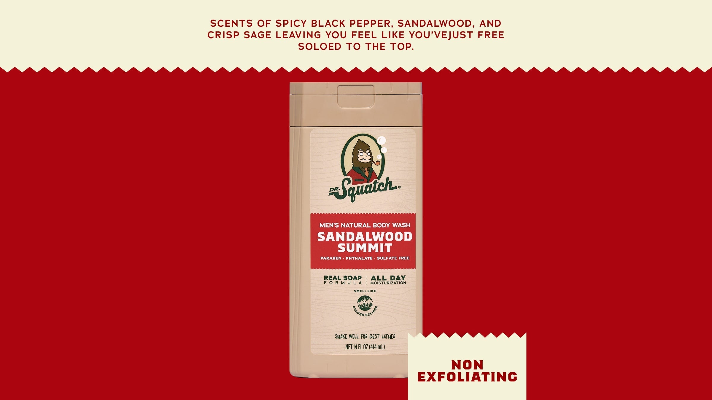 14 oz Sandalwood Summit Body Wash - Make Your Routine Work