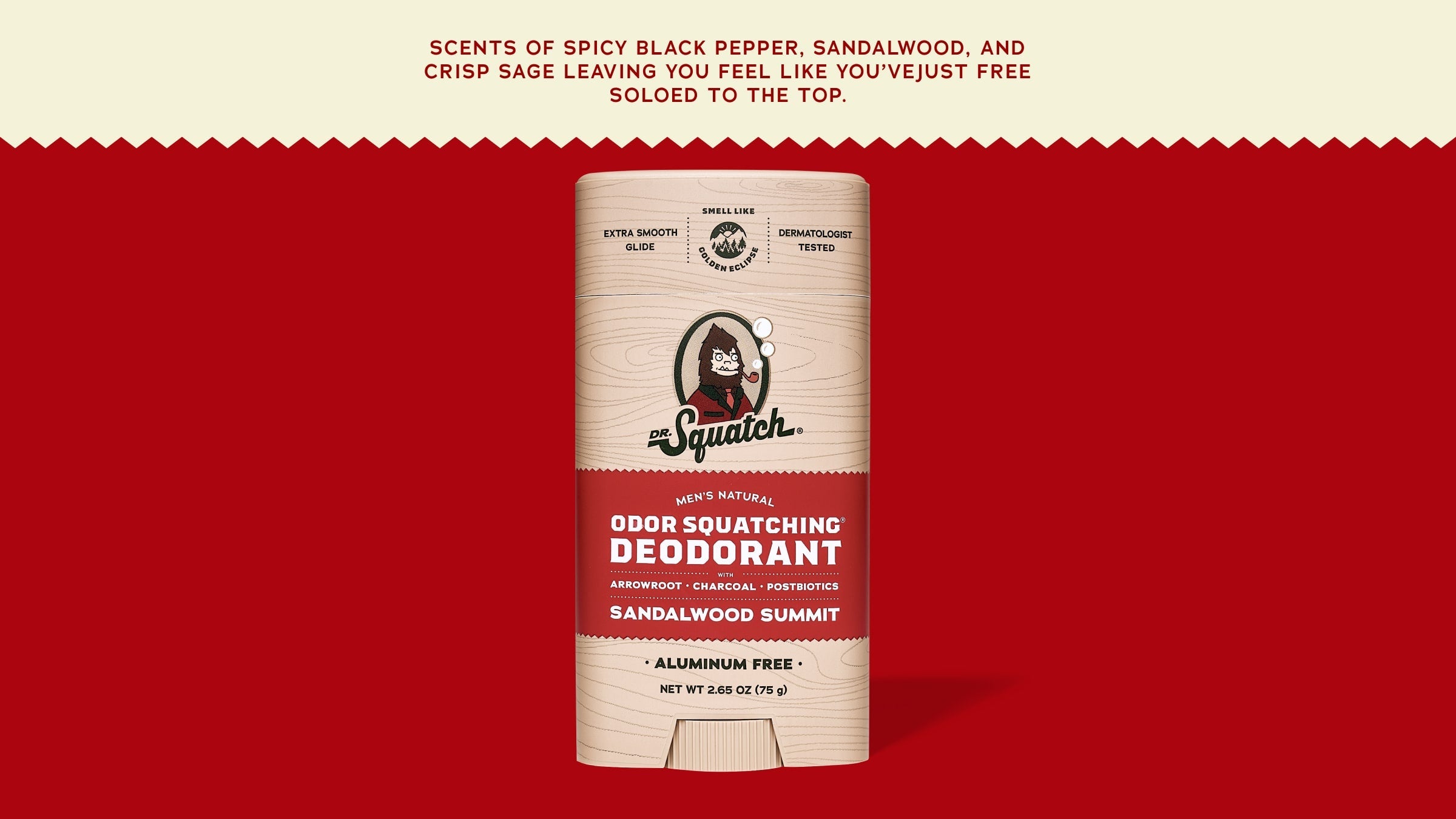 Sandalwood Summit Deodorant - Shower Gear That Delivers