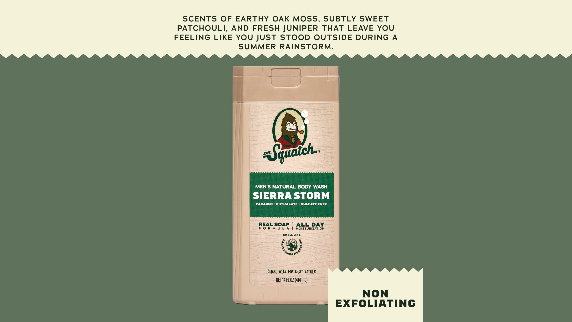 14 oz Sierra Storm Body Wash - Clean Body Fresh Mind