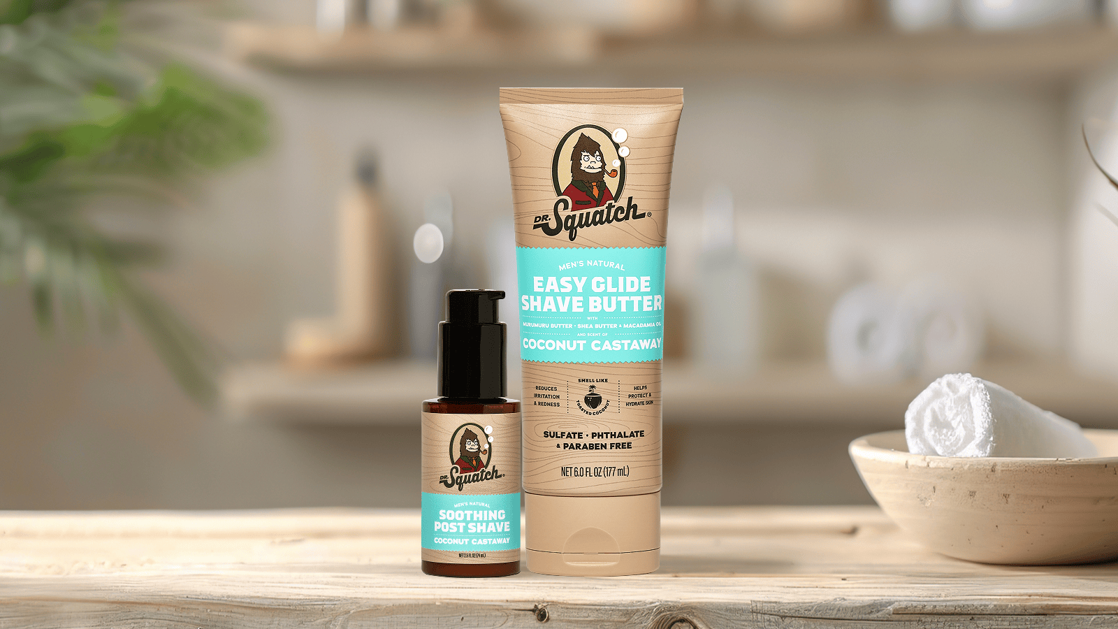 Coconut Castaway Smooth Shave Bundle - Built for Sweat and Grime