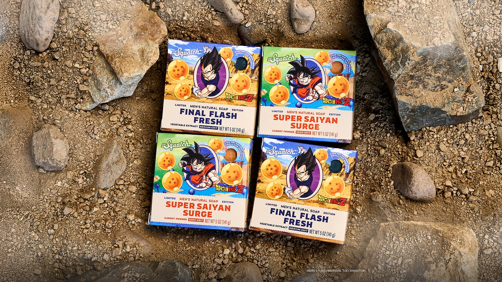 Dragon Ball Z 4-Pack - Fresh Scent for Real Life