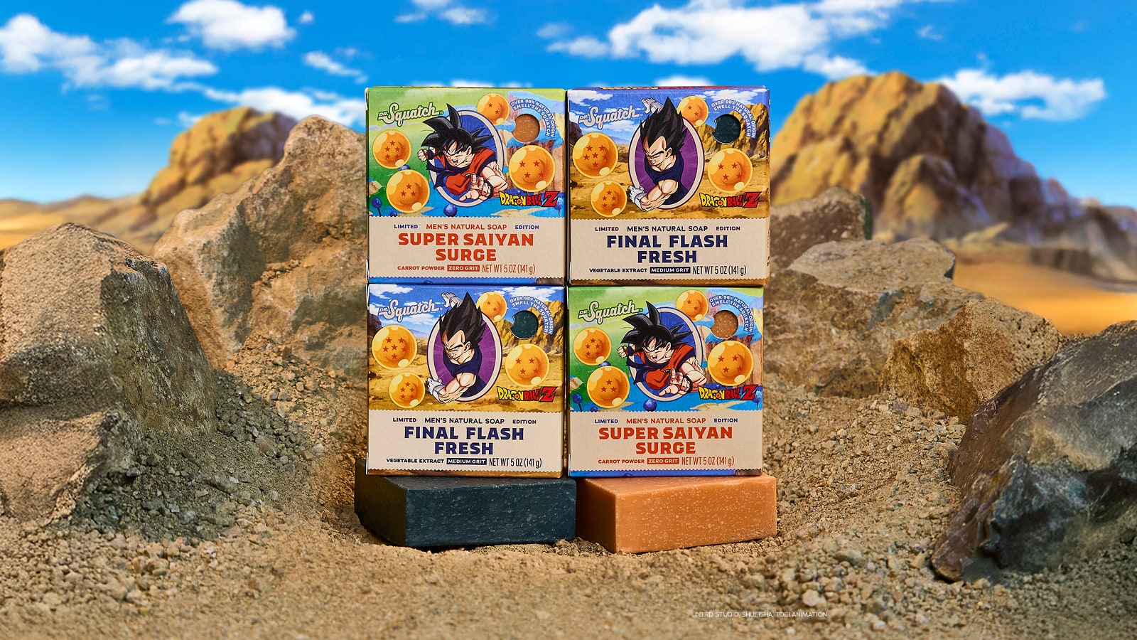 Dragon Ball Z 4-Pack - Fresh Scent for Real Life