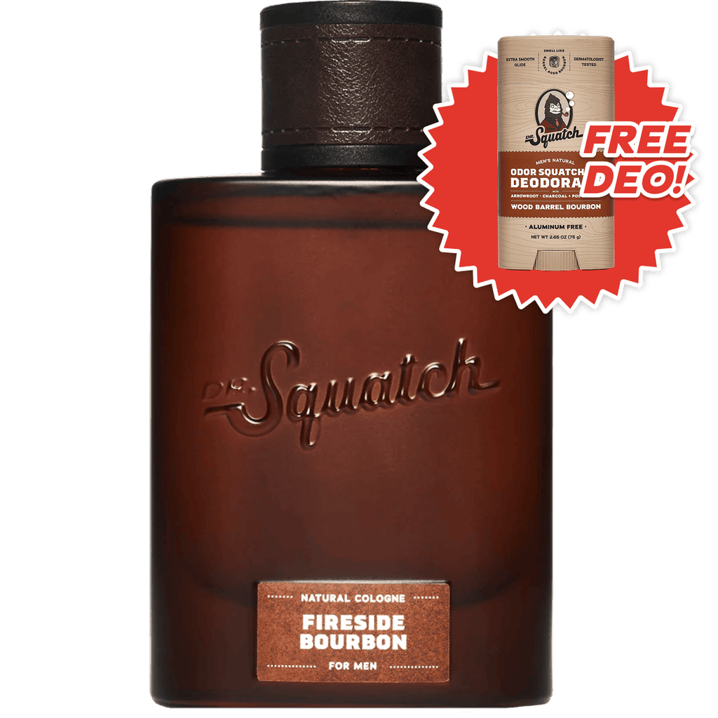 Fireside Bourbon Cologne with Free Deo! - Built for Better Showers