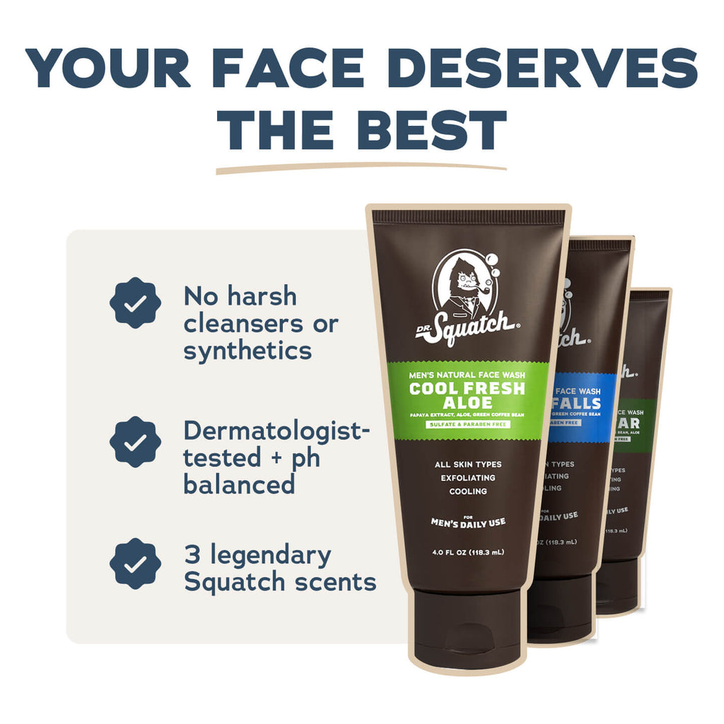 Pine Tar Face Wash - Shower Fresh Every Morning