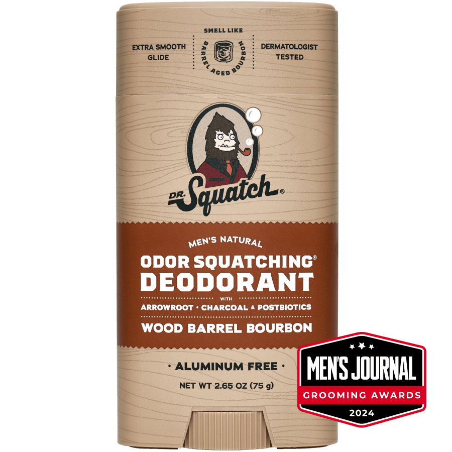 Essentials: Wood Barrel Bourbon Deodorant - Bring Better to Your Shower
