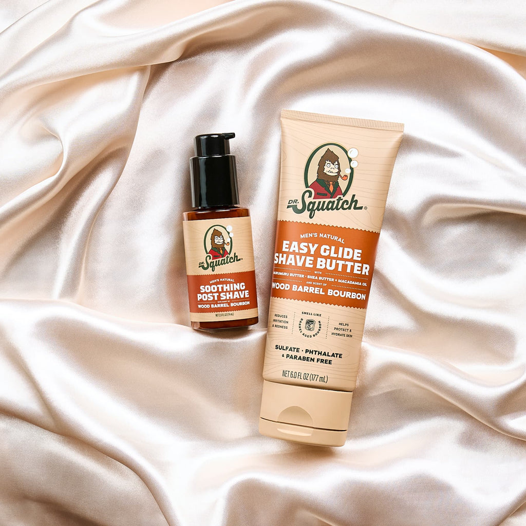 Wood Barrel Bourbon Smooth Shave Bundle - Soap Worth Showing Off
