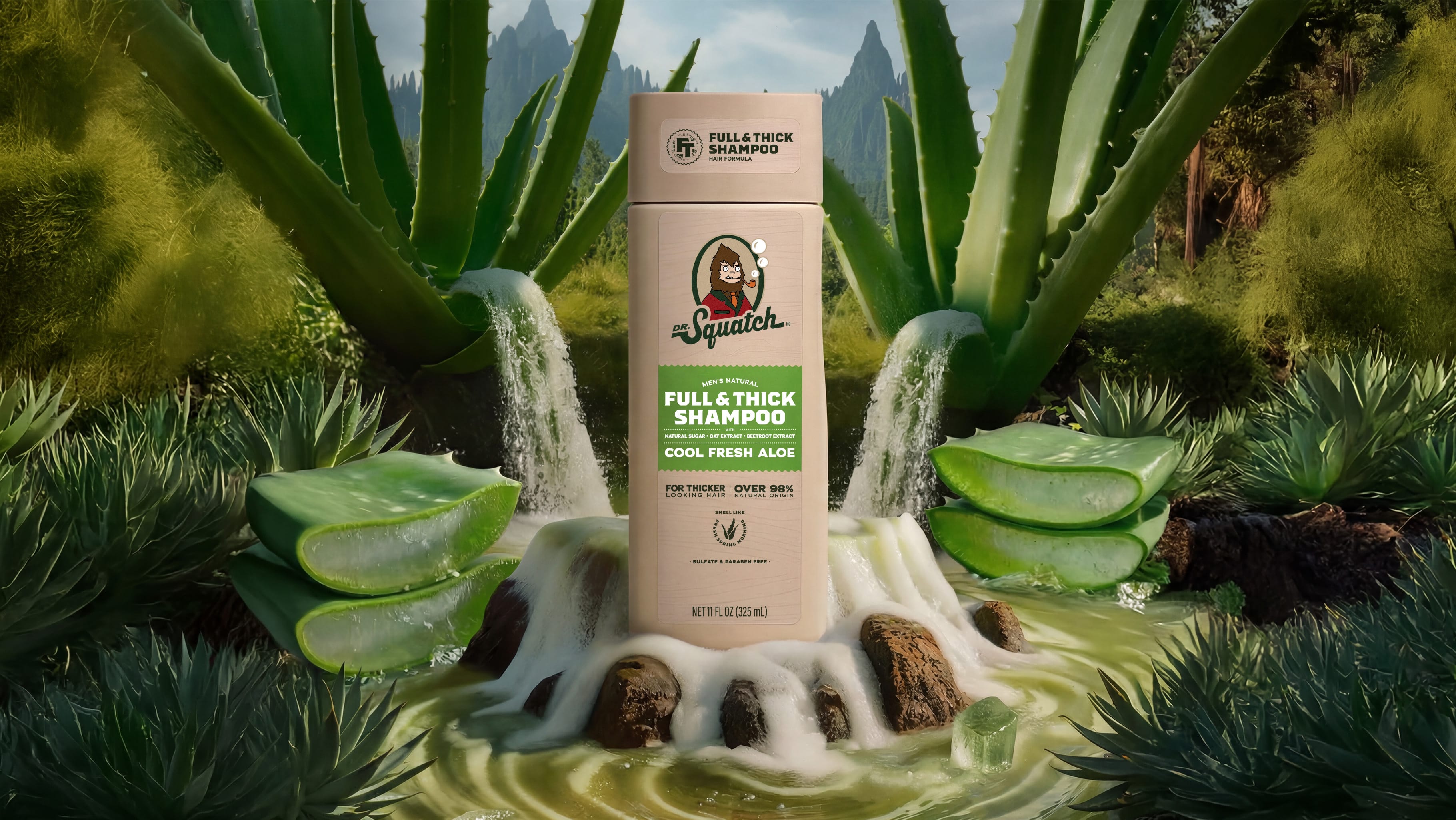 Cool Fresh Aloe Full & Thick Shampoo - Enter the No Boring Soap Zone