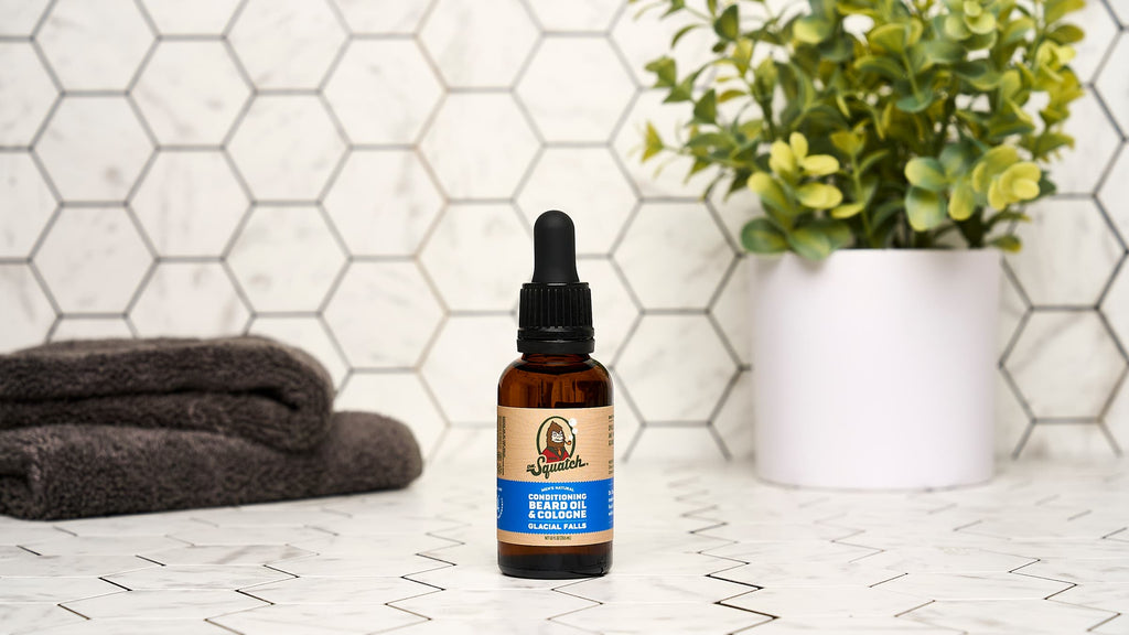 Conditioning Beard Oil & Cologne Glacial Falls - Bold Clean for Busy Days