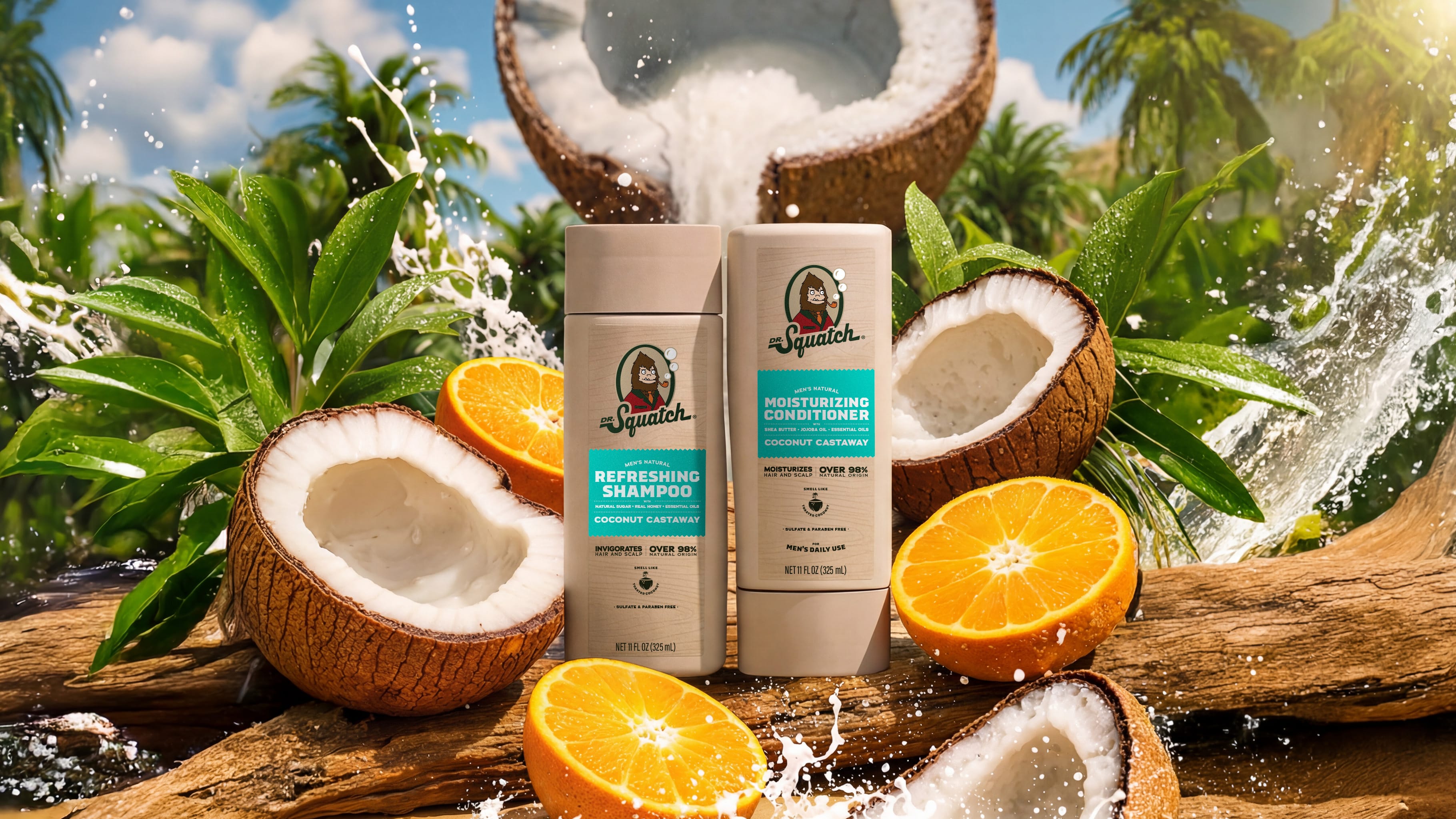 Coconut Castaway Hair Care Kit - Upgrade Your Daily Clean