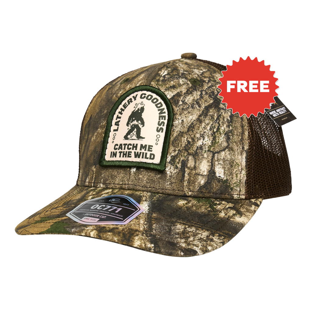 6 Pack Bar Soap + FREE Realtree Hat - Clean Feels Like Confidence